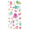 Fake Child Tattoo - Cute Watercolor Sea Pack - Octopus, fish, seahorse and shells - SKINDESIGNED