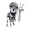Ephemeral Tattoo (Temporary) - Cool Skeleton Cap Bezel - Skindesigned
