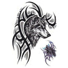 Tribal wolf | Realistic temporary tattoo - Skindesigned