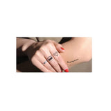 Mini temporary tattoo Finger Face - Ink Crown Cross Heart Pic